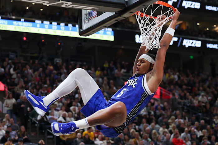 Paolo Banchero is averaging 6.9 rebounds per game, second on the team to Wendell Carter Jr.